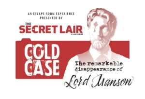 Flyer for The Secret Lair Escape Room