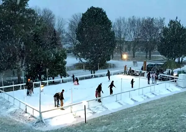 People ice-skating