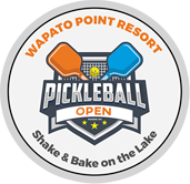 Shake and bake Pickleball tournament logo